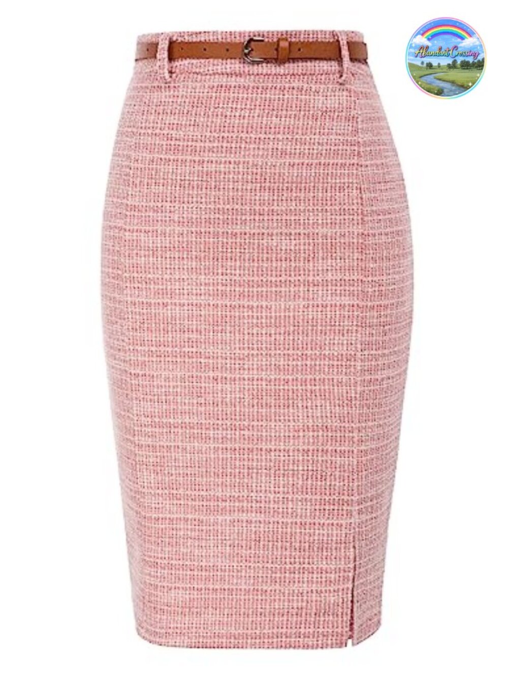 Kate K Pencil Skirt Knee Length Skirt with Slit